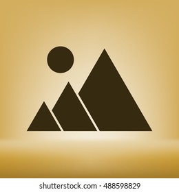 photograph - vector icon