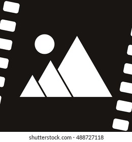 photograph - vector icon