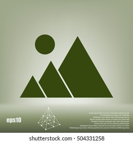 photograph - vector icon