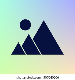 photograph - vector icon