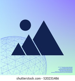photograph - vector icon