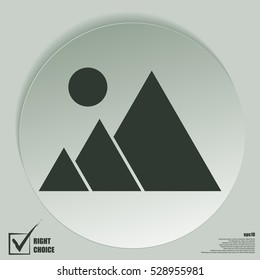 photograph - vector icon