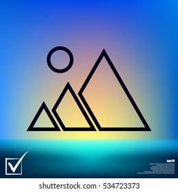 photograph - vector icon