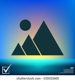 photograph - vector icon