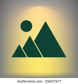 photograph - vector icon