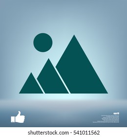 photograph - vector icon