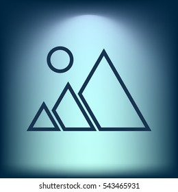 photograph - vector icon