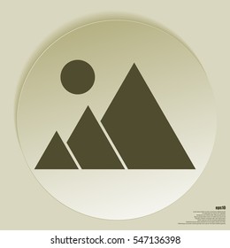 photograph - vector icon