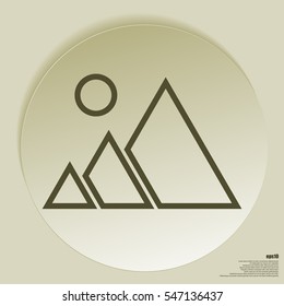 photograph - vector icon