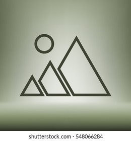 photograph - vector icon