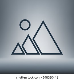 photograph - vector icon