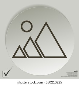 photograph - vector icon