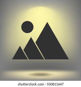 photograph - vector icon