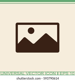 Photograph vector icon.