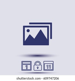 photograph vector icon