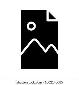 icono del vector de fotografía en fondo blanco