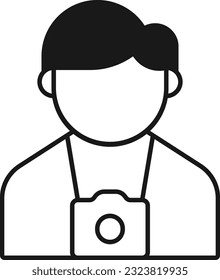 photographer camera cameraman person people Glyph