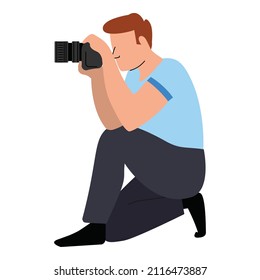 Photographer Camera Icon Cartoon Vector Digital Stock Vector (Royalty ...