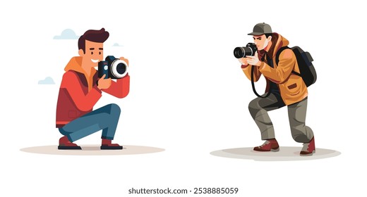 fotógrafo, cámara, foto, Fotografía, equipo, profesional, Vector, ilustración, lente, fotografía, estudio, tecnología, digital, película, creativo, imagen, diseño, persona, gráfico, aislado, arte,