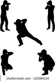 photographer collection vector