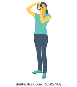 
Photographer Color Vector Icon

