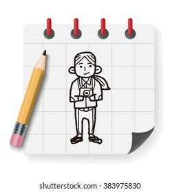 photographer doodle