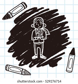 photographer doodle