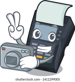 Photographer EDC machine in the cartoon shape