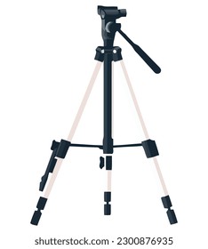Photographer filming with hand held telescope over white