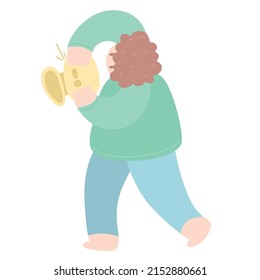 Photographer, flat vector people illustration. Photographer flat landing page composition.