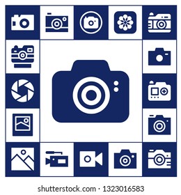 photographer icon set. 17 filled photographer icons.  Collection Of - Photo camera, Camera, Image, Photos