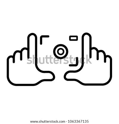  photographer icon vector
