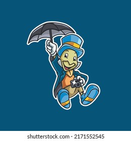 Photographer jiminy Cricket Cartoon Character