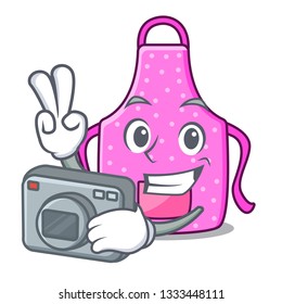 Photographer kitchen aprons in the shape characters