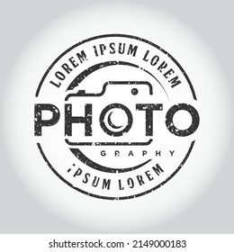 photographer label icon , art photographer vintage logo Vector EPS 10