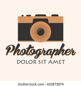 Photographer logo. Camera logo. Logotype. Photo studio. Digital photo