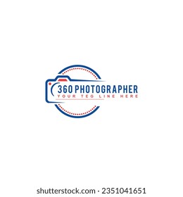 Photographer Logo for design or Camera Company Logo Royalty Free Vector Design Logo