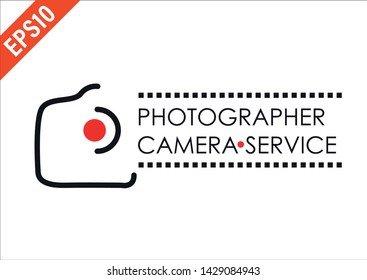 Photographer Logo for design or website.