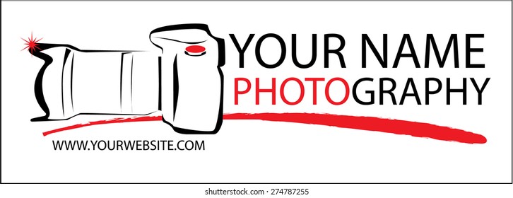 Photographer Logo for design or website.