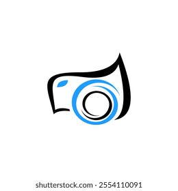 photographer logo photo camera stylized logo design