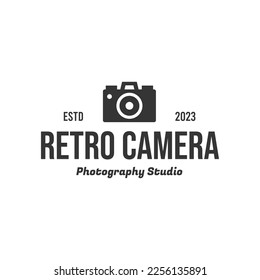Photographer Logo Template. Vector Design Element Vintage Style for Logotype