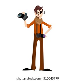 Photographer Professional Photography Job Vector 