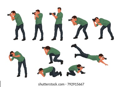 photographer set colored