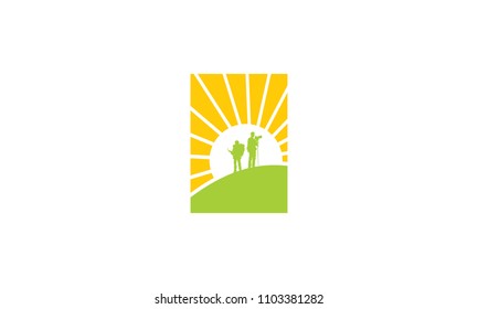 photographer sights logo vector