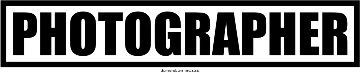Photographer stamp