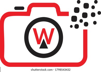 Photographer studio logo design concept