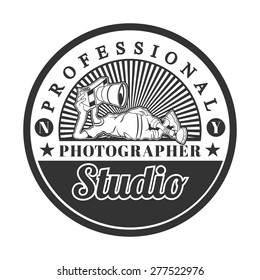Photographer studio, vector