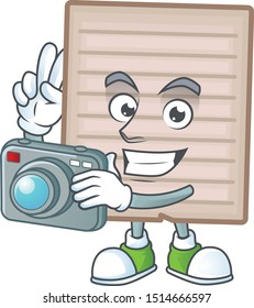 Photographer vintage scrapbook paper cartoon for note