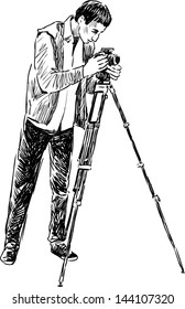 Photographer at work