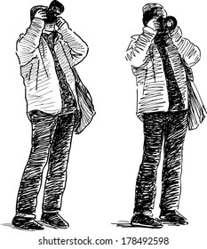 photographer at work